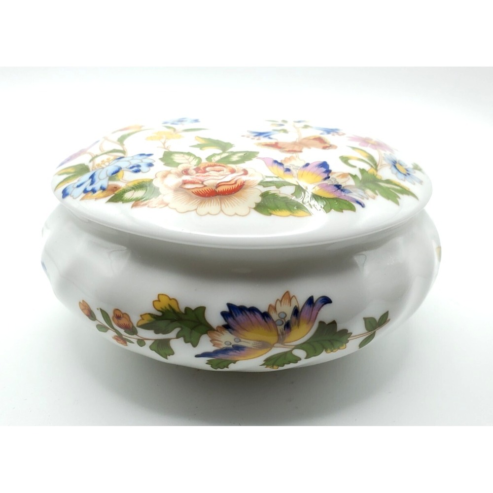 Vintage Aynsley COTTAGE GARDEN Trinket Dish Butterflies
